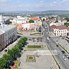  Tsentralna Square (Central Square), the view from the Town Hall 