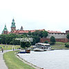  Wawel architectural complex (13th-17th cen.) near the Vistula river
