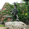  The sculpture of the legendary Wawel Dragon, who has relation to the foundation of Kraków city
